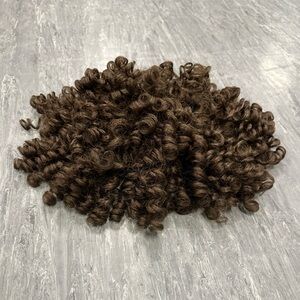 3 piece set Dark brown Irish dancing wigs